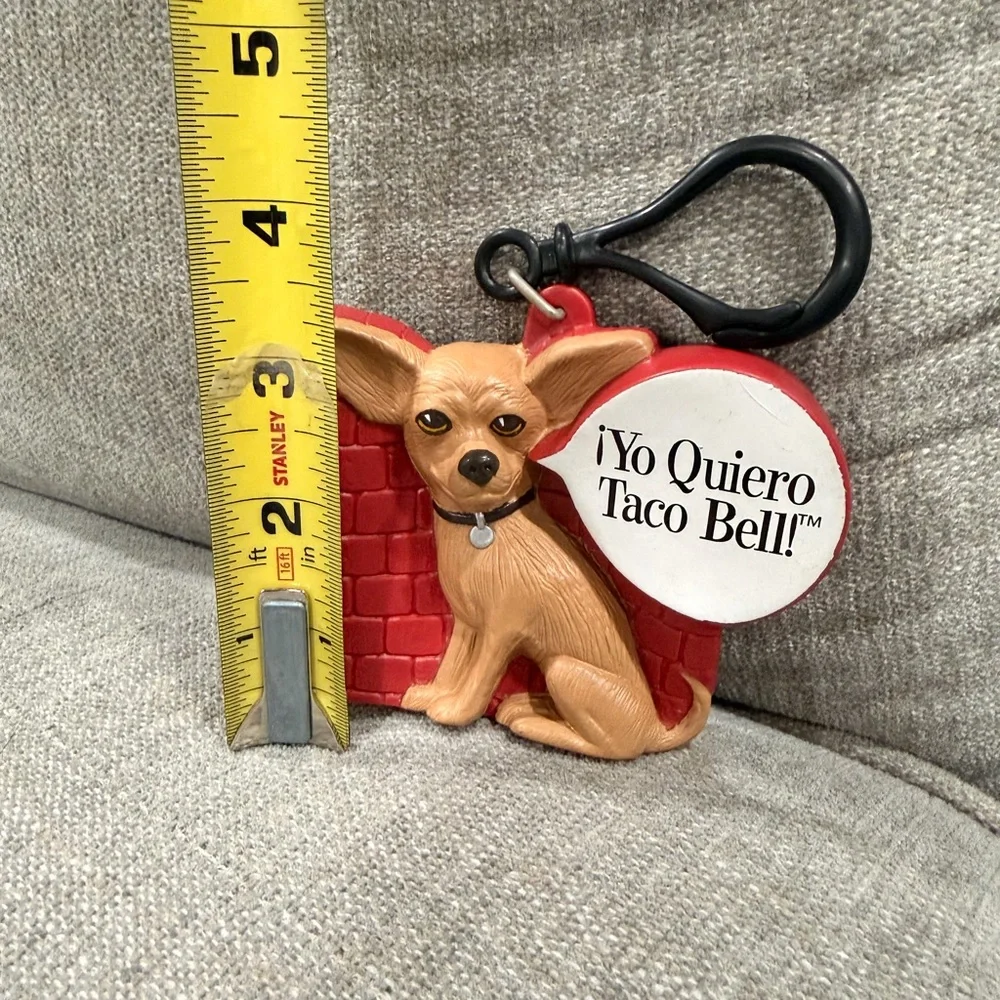 Vintage Taco Bell Chihuahua Keychain Yo Quiero Taco Bell‎ Clip